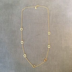 Kate Spade Gold Long Spade Logo Necklace